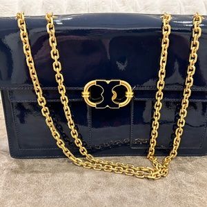 Tory Burch Navy Shoulder Bag